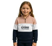 Game Technical Apparel Kids Country Sweatshirt Half Zip Pullover Jumper with Embroidered Stag Logo | Boys & Girls Classic Outdoor Top