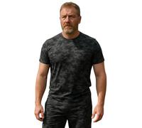 Game Technical Apparel Mens Camouflage Short Sleeve Crew Neck Camo T-Shirt Army Hunting Fishing Outdoor Sports Casual Double Stitch Detail 200gsm Regular Fit Reinforced Neck