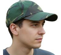 Game Technical Apparel Mens Deluxe Waxed Cotton Baseball Cap - Adjustable Wax Skip Hat Camo