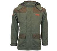 Game Technical Apparel Mens HB220 Aston Pro Waterproof Hunting Jacket with Taped Seams - Olive Green (XL)