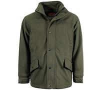 Game Technical Apparel Mens HB275 Trekker Jacket - 8000mm Waterproof & Breathable Hunting Coat (UK, Alpha, S, Regular, Regular, Olive)