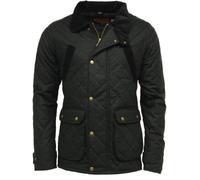 Game Technical Apparel Mens Oxford British Made Quilted Wax Jacket - Black