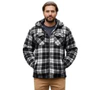 Game Technical Apparel Mens Richmond Sherpa Fleece Lined Thick Lumberjack Hooded Jacket