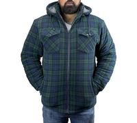 Game Technical Apparel Mens Richmond Sherpa Fleece Lined Thick Lumberjack Hooded Jacket