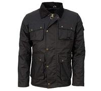Game Technical Apparel Mens Utilitas II Wax Jacket with Diamond Quilted Lining (UK, Alpha, XL, Regular, Regular, Brown - BRN)