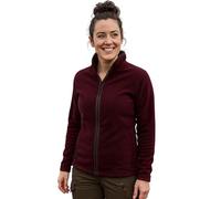 Game Technical Apparel Womens Penrith Fleece Zip Top - Ladies Warm Winter Jacket, Anti-Pill 300gsm, Country Style Zip Neck Cardigan with Pockets Maroon