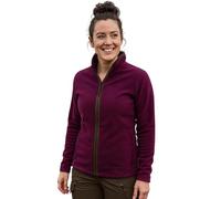 Game Technical Apparel Womens Penrith Fleece Zip Top - Ladies Warm Winter Jacket, Anti-Pill 300gsm, Country Style Zip Neck Cardigan with Pockets Rose