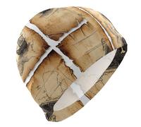 Game Treasure Map Pirates swim hats for men Short Hair waterproof caps for women swimming Hair Protection and Drag Reduction gorro de natación para hombre