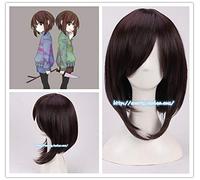 Game Undertale Cosplay Frisk Cosplay Wig Women Game Role Play Frisk Dark Brown Hair Wig Costumes+ Wig Cap