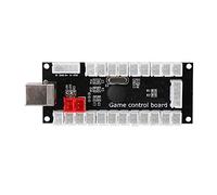 Game USB Encoder Controller Acrylic Crystal Case for and PC Host Gaming Motherboard Black 9.5x3.5x1cm (882C)