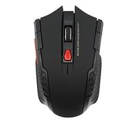 Game Usb For Pc 6-Button Wireless Notebook Pro 2.4ghz - Receiver Upgraded Computer Mice (Black, One Size)