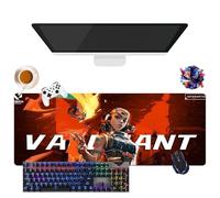 Game Valorant Jett Omen Phoenix Viper Mouse Pad | Gamer Mouse Mat XL | Office, Study & Home Use | Non-Slip Base + Soft Surface (10, 31.5 x 11.8 x 0.12 inches)