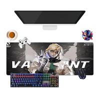 Game Valorant Jett Omen Phoenix Viper Mouse Pad | Gamer Mouse Mat XL | Office, Study & Home Use | Non-Slip Base + Soft Surface (11, 31.5" × 11.8" × 0.12")
