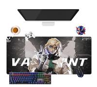 Game Valorant Jett Omen Phoenix Viper Mouse Pad | Gamer Mouse Mat XL | Office, Study & Home Use | Non-Slip Base + Soft Surface (11, 35.4" × 15.7" × 0.12")