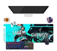 Game Valorant Jett Omen Phoenix Viper Mouse Pad | Gamer Mouse Mat XL | Office, Study & Home Use | Non-Slip Base + Soft Surface (8, 31.5 x 11.8 x 0.12 inches)