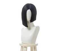 Game Valorant Viper Cosplay Wig Viper Short Black Heat Resistant Synthetic Hair Halloween Role play + Wig Cap