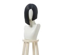 Game Valorant Viper Short Straight Black Cosplay Wig Jett Silvery White Wig Heat Resistant Synthetic Hair Wigs + wig cap
