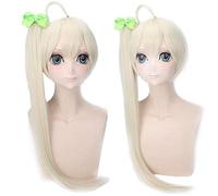 Game Yosuga no Sora In solitude Cosplay Straight Wig with two chip ponytails Synthetic Hair Sora Kasugano Cosplay Wig + wig cap One Size PL-764