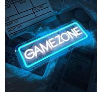 Game Zone Neon Signs for Gamer Room Decor, Gaming Light Neon Sign for Wall Decor, Bedroom, Game Room, Led Signs Gamer Gifts for Gamer, Boys, Teens, Men, Friends - 15.7x5.9in