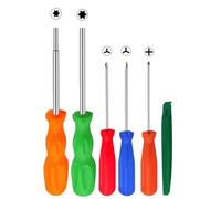 Gamebit Screwdriver Kit, 6 in 1 Small Screwdriver Set with Triwing Y0,Y1,Phillips PH00, Crowbar for Switch, Joy-Con, Game Boy, NES SNES Wii DS GBA, 3.8mm 4.5mm Bit, Xbox PS Console