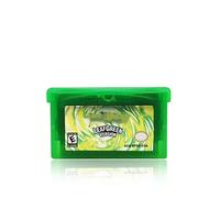 Gameboy Advance Games, Pkm Emerald, Ruby, Sapphire, Fire Red, Leaf Green Game Card Cartridge, for GBM / GBA / SP / NDS / NDSL (GBA - Leaf Green)