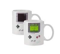 Gameboy Heat Changing Coffee Mug - Officially Licensed Gift for Gamers, Nerds, Nintendo Mario Fans, Men, and Retro 90s Game Enthusiasts, 290ml (10 fl oz) | Paladone, Black