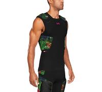 Gameday Armour Pro 5-Pad Top Novelty-Blk/Mojo Pink Floral,MD