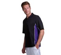 Gamegear Track Pique Polo Shirt Black/Purple M