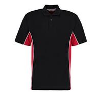 Gamegear Track Pique Polo Shirt Black/Red XXL