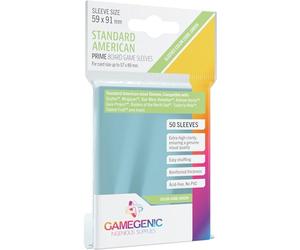 GAMEGEN!C Gamegenic 50 Pack 59 x 91 mm Green Standard American Prime Board GameSleeves
