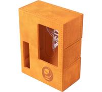 Gamegenic Arkham Horror Investigator Deck Tome - Premium Deck Box for Arkham Horror: The Card Game, Holds a Full Investigator Deck, Seeker - Orange Color, Made