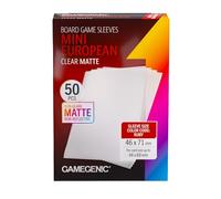 Matte Board Game Sleeves, Pack of 50 Matte Sleeves |46 by 71 mm Card Sleeves Optimized for Use with Mini European Card Games, Premium Card Protection, FFG Ruby Color Code