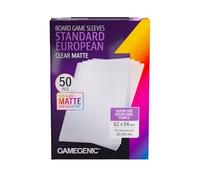Matte Board Game Sleeves, Pack of 50 Matte Sleeves, 62 by 94 mm Card Sleeves Optimized for Standard European Card Games, Premium Card Protection, FFG Purple Color Code