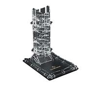 Gamegenic Crystal Twister Premium Dice Tower Silver Kids
