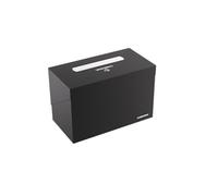 Gamegenic Deck Box - Holder Cave Black | Multi-Function Box for Marker and Deck Boxes, Holds up to 200 Double Wrapped Cards, Colour: Black