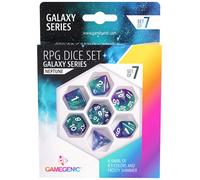 Gamegenic Galaxy Series Premium Quality Roleplaying Game Dice Set 7 Pieces