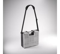 Gamegenic | Game Castle Black/White/Clear | Game Accessory and Card Storage Container
