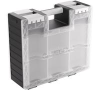Gamegenic | Game Castle Black/White/Clear | Game Accessory and Card Storage Container