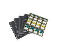 Gamegenic | Gamegenic 24-Pocket Sideloading Pages 10 pcs Pack Black | Trading Card Game Accessory