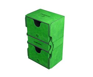 Gamegenic GGS20029ML Stronghold 200-Card Convertible Deck Box, Green