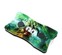 Gamegenic Life Counters Double Dials Forest Design | Count Life or Victory Points | Use with Tabletop Games, Collectible Card Games and Living Card Games | Premium Acrylic | Made by Gamegenic