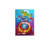 Gamegenic | Magic: The Gathering | Marvel Super Heroes Premium Art Sleeves - Captain America, Team Leader | Trading Card Game Accessory | Ages 13+