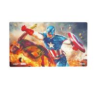 Gamegenic | Magic: The Gathering | Marvel Super Heroes Prime Playmat - Captain America, Super-Soldier | Trading Card Game Accessory | Ages 13+