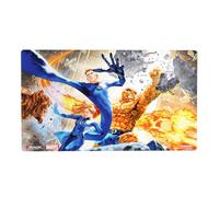 Gamegenic | Magic: The Gathering | Marvel Super Heroes Shiny Playmat - The Fantastic Four | Trading Card Game Accessory | Ages 13+