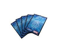 Gamegenic | Magic: The Gathering - Marvel's Spider-Man Premium Art Sleeves - Spider-Man Island| 105 Sleeves per Pack | Trading Card Accessory