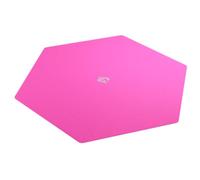 Gamegenic, Magnetic Dice Tray Hexagonal Black/Pink, Accessories | High quality cube tray with magnets, flat size: 13.8 x 13.8 inches, folded size 10.7 x 10.7 inches, color: black / pink