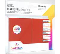 Gamegenic Matte Prime Sleeves – Red – 100 ct.