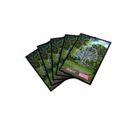 Gamegenic, Magic: The Gathering - Marvel's Spider-Man Premium Art Sleeves - Spider-Man Forest, 105 Sleeves Per Pack