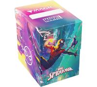 Gamegenic, Magic: The Gathering - Marvel's Spider-Man Premium Art Sleeves - Spider-Man Plains, 105 Sleeves Per Pack