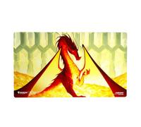 Gamegenic | MTG The Hobbit Shiny Playmat - Smaug the Golden | TCG Accessory | Magic The Gathering Officially Licenced Trading Card playmat. Protecting and storing your collectible cards